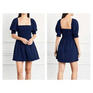 Hill House Athena Mini Nap Dress Navy Blue Size Medium